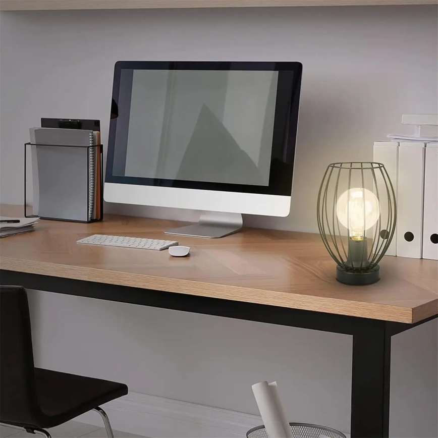 Настолна лампа 1xE27/25W/230V черна