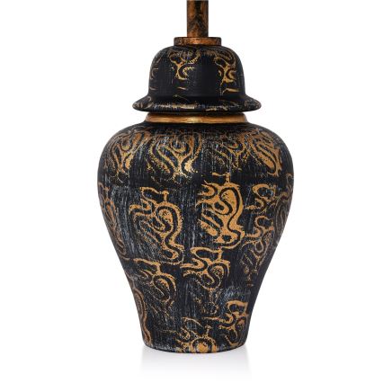 Настолна лампа 1xE27/40W/230V черен