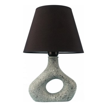 Настолна лампа 1xE27/40W/230V черен/зелен