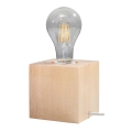 Настолна лампа ABEL 1xE27/15W/230V бук