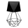 Настолна лампа ADAMANT LARGE 1xE27/15W/230V черна