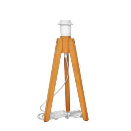 Настолна лампа ALBA 1xE27/15W/230V бял/дъб