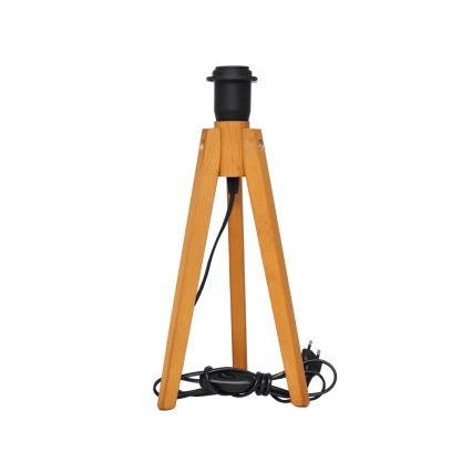 Настолна лампа ALBA 1xE27/15W/230V черен/златист/дъб