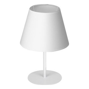 Настолна лампа ARDEN 1xE27/60W/230V Ø 20 см бяла