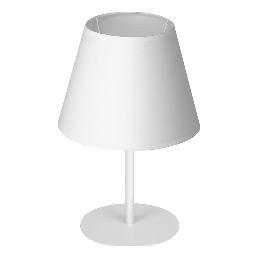Настолна лампа ARDEN 1xE27/60W/230V Ø 20 см бяла