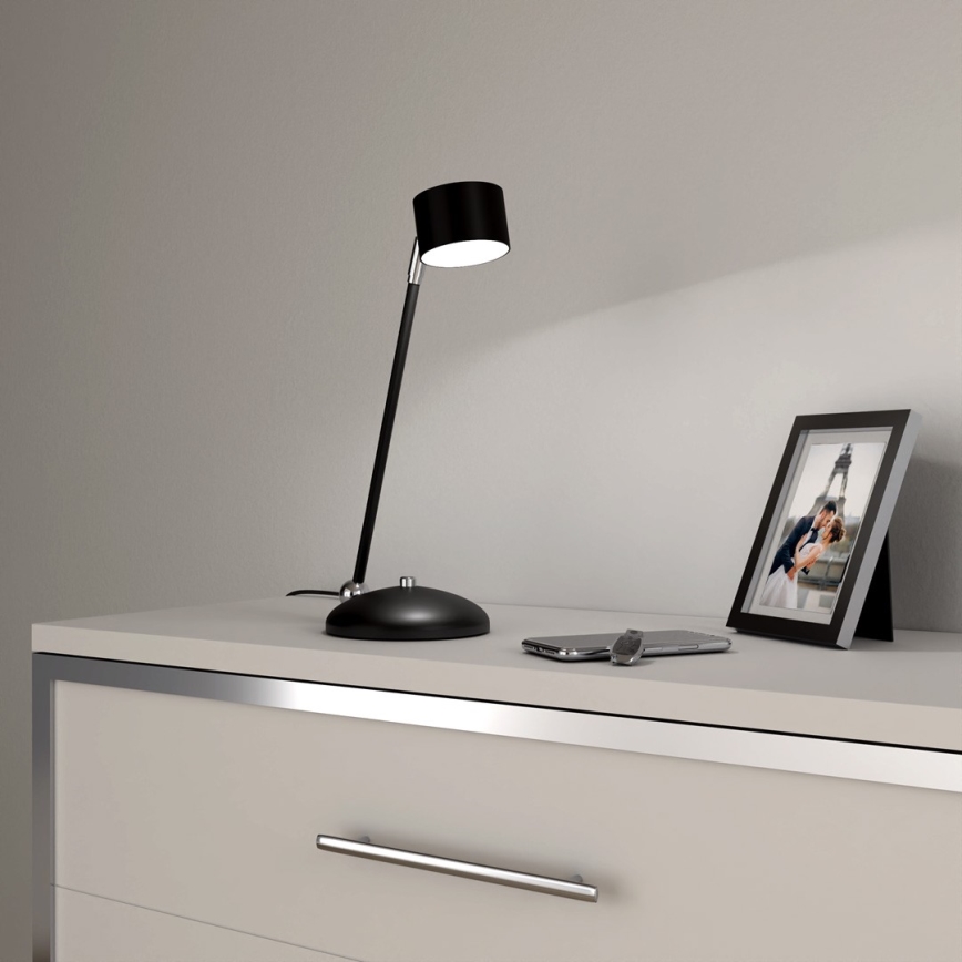 Настолна лампа ARENA 1xGX53/11W/230V черен/лъскав хром