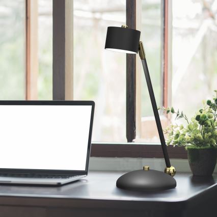 Настолна лампа ARENA 1xGX53/11W/230V черна/златиста