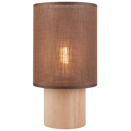 Настолна лампа ARI TABLE 1xE27/60W/230V кафява/бук