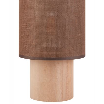 Настолна лампа ARI TABLE 1xE27/60W/230V кафява/бук