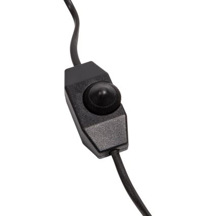 Настолна лампа ASEL 1xE27/25W/230V мрамор сив/кафяв