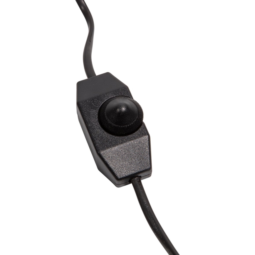 Настолна лампа ASEL 1xE27/25W/230V мрамор сив/кафяв