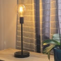 Настолна лампа ASTRID 1xE27/60W/230V лъскаво черен