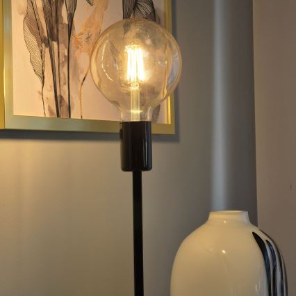 Настолна лампа ASTRID 1xE27/60W/230V лъскаво черен