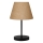 Настолна лампа AYD 1xE27/40W/230V кафява/черна