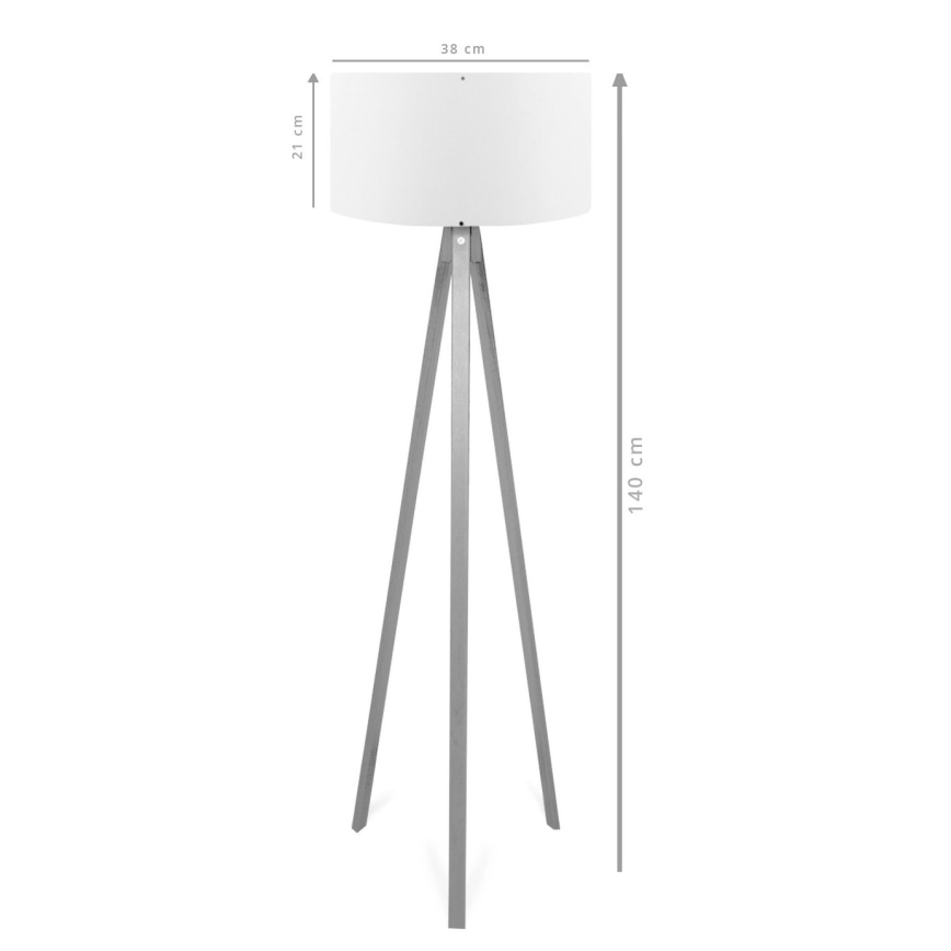 Настолна лампа AYD 1xE27/40W/230V кафява/зелена