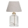 Настолна лампа AYD 1xE27/40W/230V кремава/прозрачна