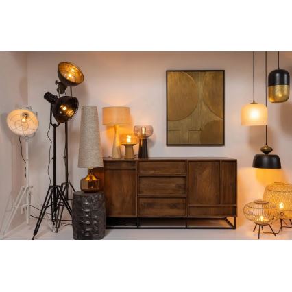 Настолна лампа BASICLABEL 1xE27/40W/230V бамбук