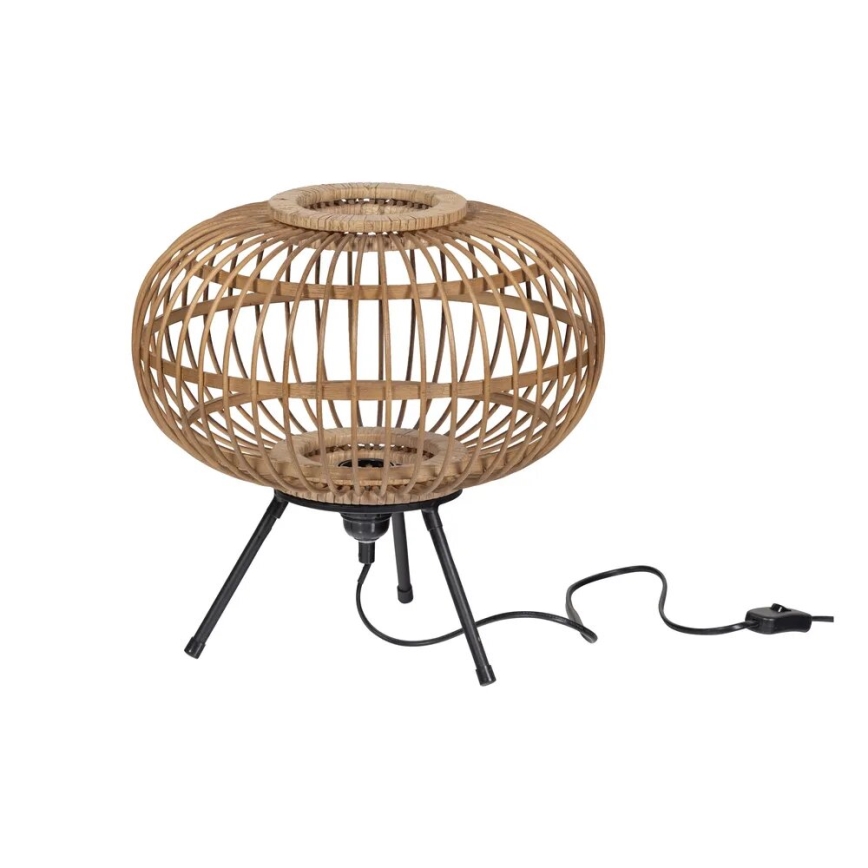 Настолна лампа BASICLABEL 1xE27/40W/230V бамбук