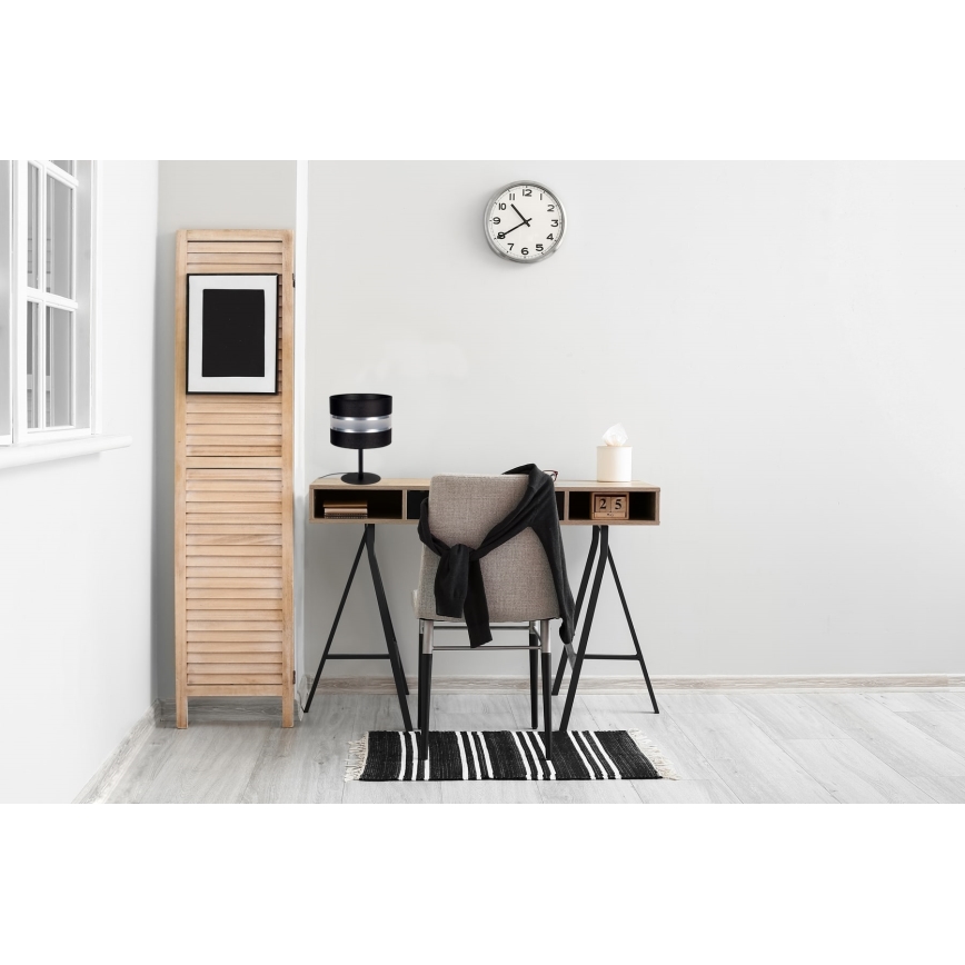 Настолна лампа CORAL 1xE27/60W/230V черна