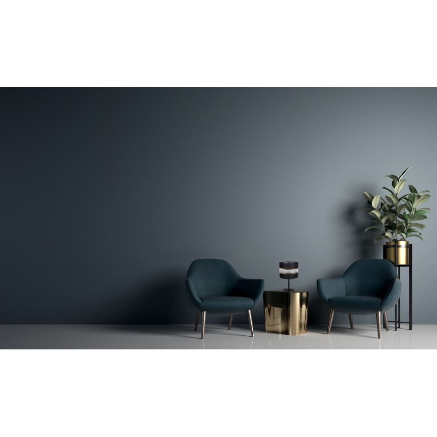 Настолна лампа CORAL 1xE27/60W/230V черна