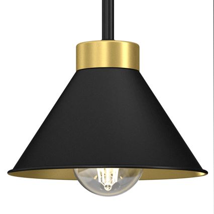 Настолна лампа DEMET 1xE27/15W/230V черен/златист