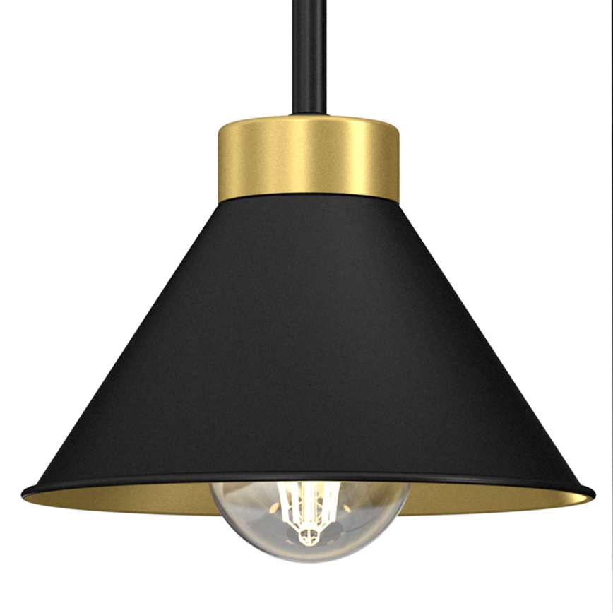 Настолна лампа DEMET 1xE27/15W/230V черен/златист