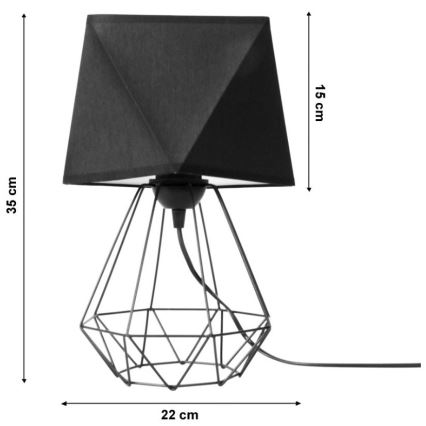 Настолна лампа DIAMENT 1xE27/60W/230V