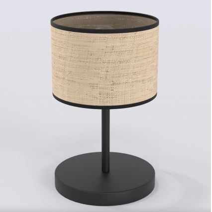 Настолна лампа ECO 1xE27/15W/230V бежова/ратан