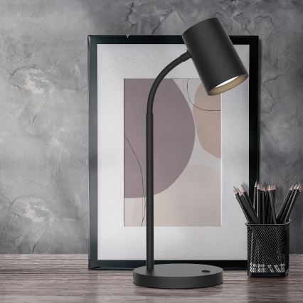 Настолна лампа FELIX 1xGU10/9W/230V черен