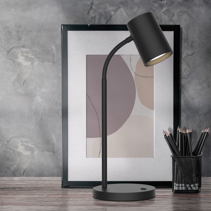 Настолна лампа FELIX 1xGU10/9W/230V черен