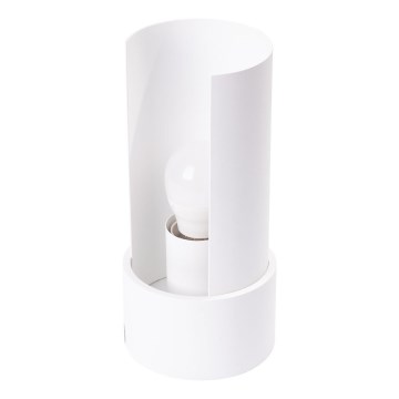 Настолна лампа FLASH 1xE27/15W/230V бял
