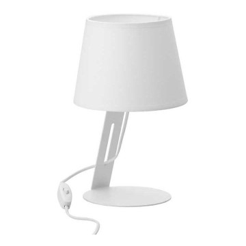 Настолна лампа GRACIA 1xE27/60W/230V бяла