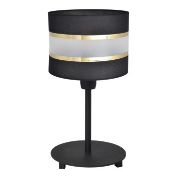 Настолна лампа HELEN 1xE27/15W/230V черна/златиста