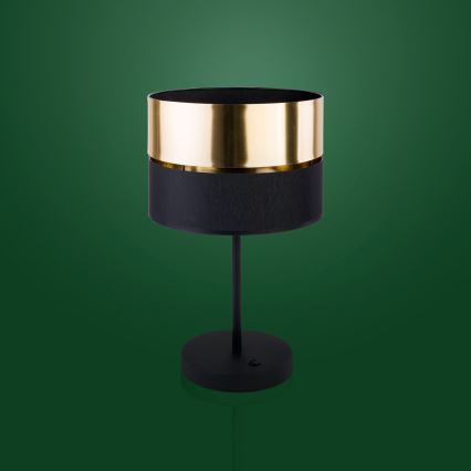 Настолна лампа HILTON 1xE27/25W/230V месинг/черна