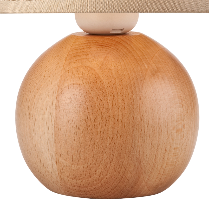 Настолна лампа JUTA 1xE27/60W/230V бук