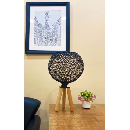 Настолна лампа JUTE 1xE27/60W/230V