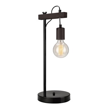 Настолна лампа LEON 1xE27/60W/230V бук - FSC сертифицирано