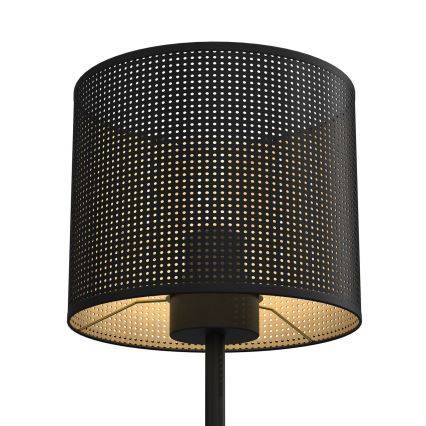 Настолна лампа LOFT SHADE 1xE27/60W/230V Ø 18 см черна/златиста