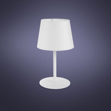 Настолна лампа MAJA 1xE27/15W/230V бяла