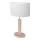 Настолна лампа MERCEDES 1xE27/40W/230V 46 см бяла/дъб