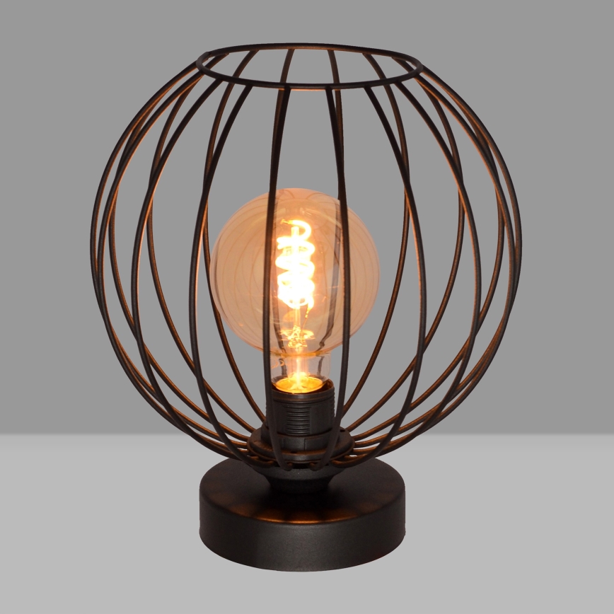 Настолна лампа MERCURE 1xE27/15W/230V черна