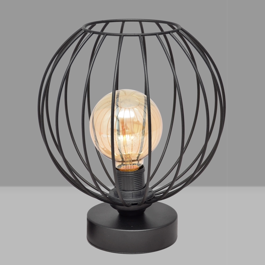 Настолна лампа MERCURE 1xE27/15W/230V черна