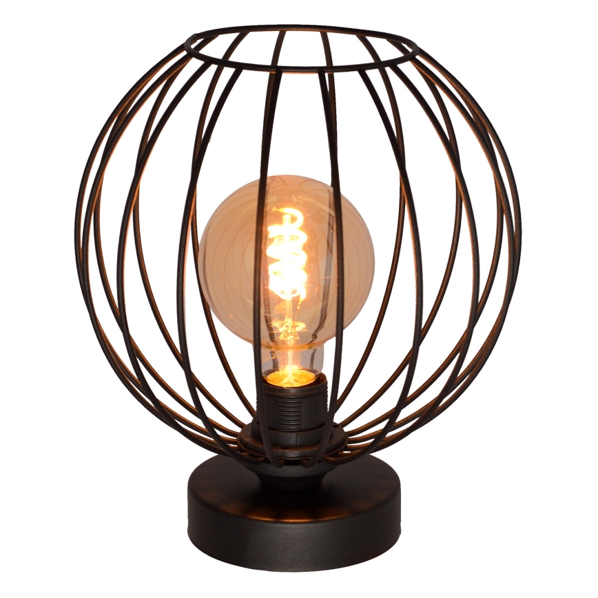 Настолна лампа MERCURE 1xE27/15W/230V черна