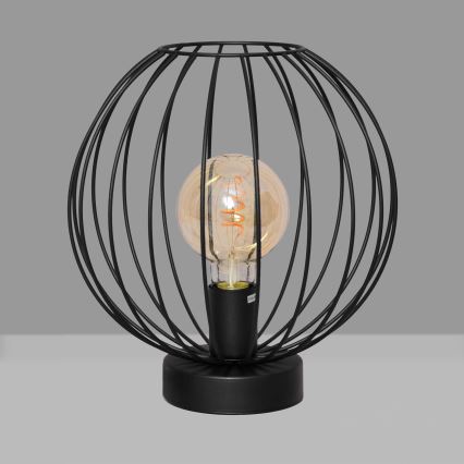 Настолна лампа MERCURE 1xE27/15W/230V черна