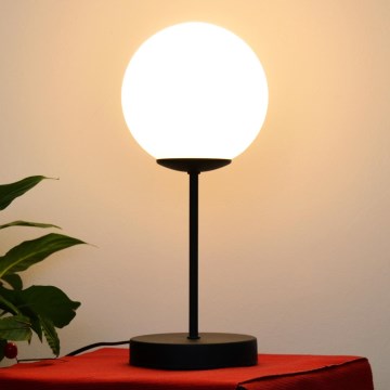 Настолна лампа MOON 1xE27/15W/230V черен