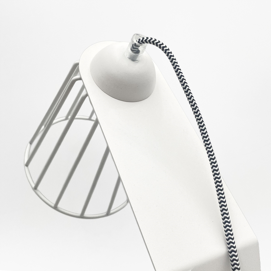 Настолна лампа NANDO 1xE27/15W/230V бяла