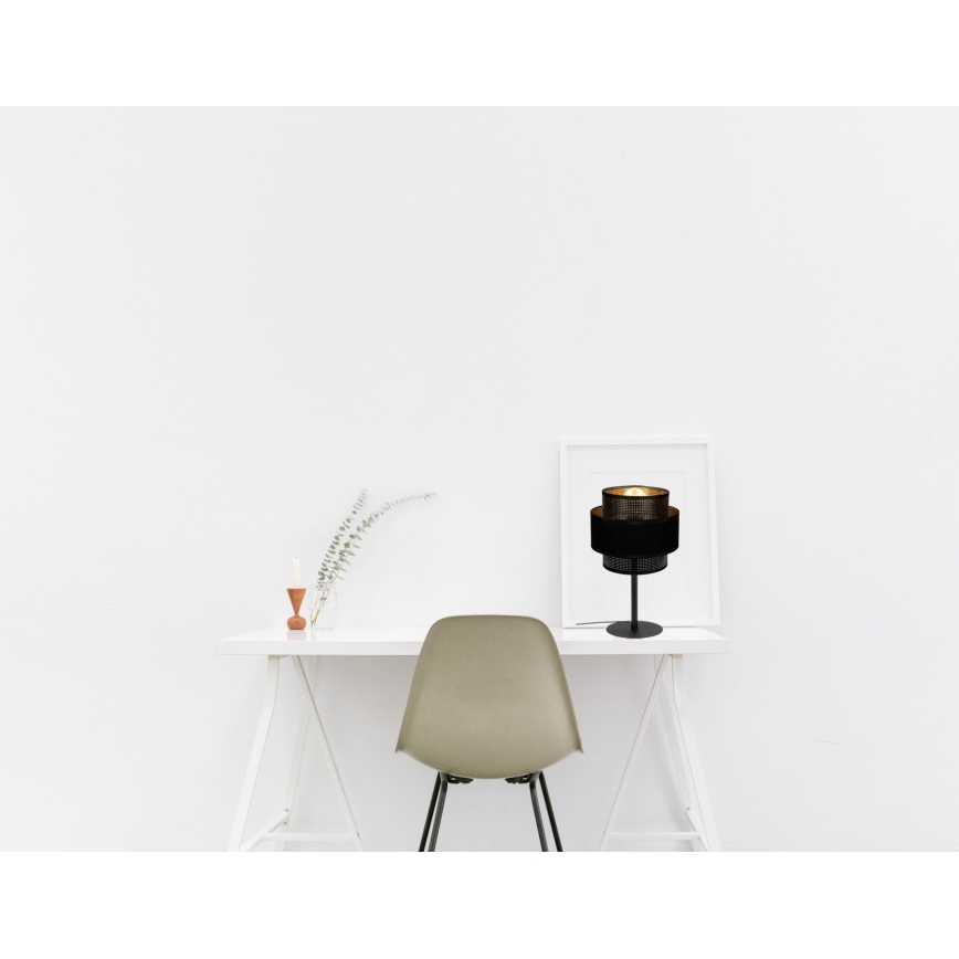 Настолна лампа NESS 1xE27/60W/230V черна