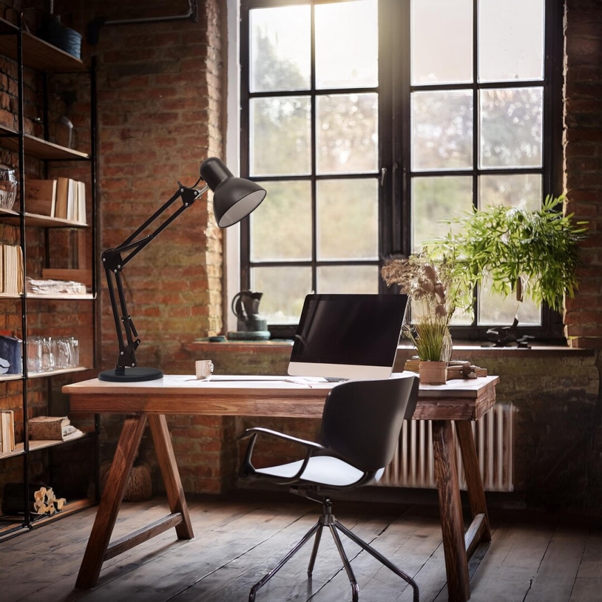 Настолна лампа NEXA 1xE27/60W/230V черен