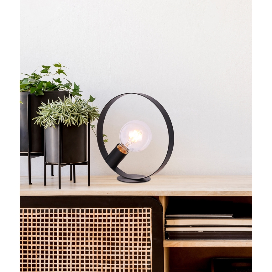 Настолна лампа NEXO 1xE27/40W/230V черна