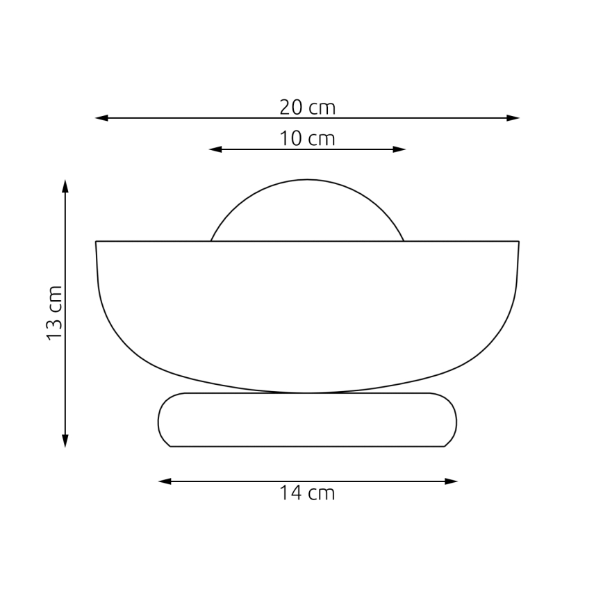 Настолна лампа OZZY 1xG9/8W/230V бежова